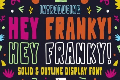Hey Franky Display Font